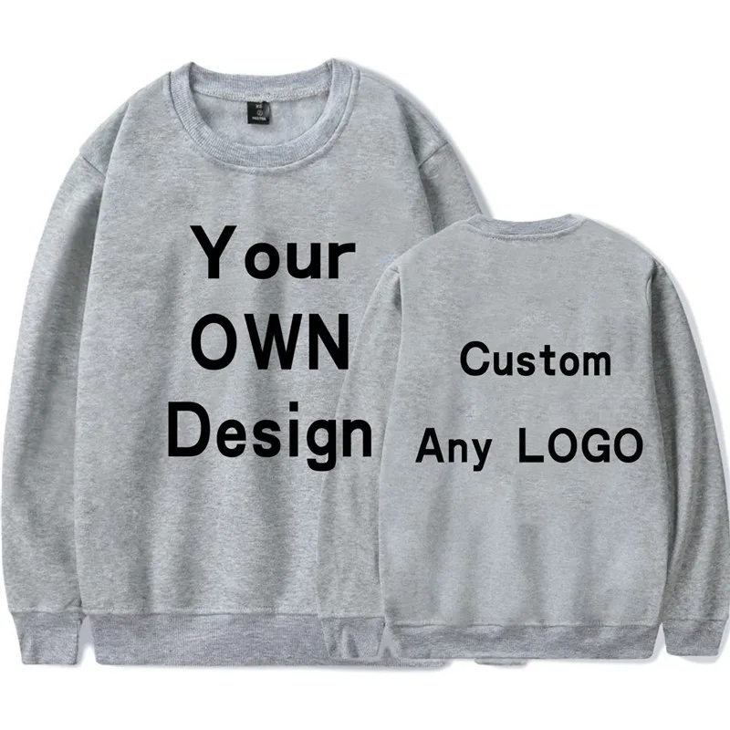 

BTFCL Hoodie Print Like Photo or Logo Text DIY Your OWN Design 100% Cotton 2019 Customized Men/Women Customized Sweatshirt