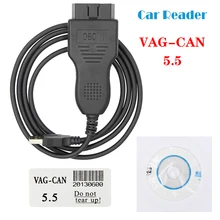 Vag pode comandante 5.5 leitor de código pino 3.9 beta vag 5.5 cabo diagnóstico obd2 immo com chip pic18f258 ftdi