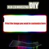 DIY Custom Mouse Pad RGB LED Large Gaming Mouse Pad Laptop Desk Pad for Player Speed Control Comfortable and Durable Mause Mat