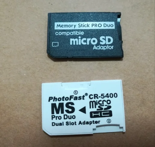 Одинарный и двойной адаптер Micro SD TF для карты памяти MS Pro Duo CR-5400 CR5400 CR 5400 |