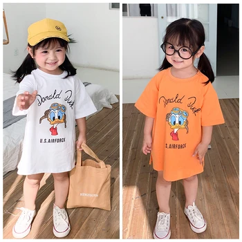

Disney Cute Cartoon Kids Clothes Outfits Spring Summer New Children's T-shirt Cotton Mickey Minnie Printed Baby Toddler T Shirt