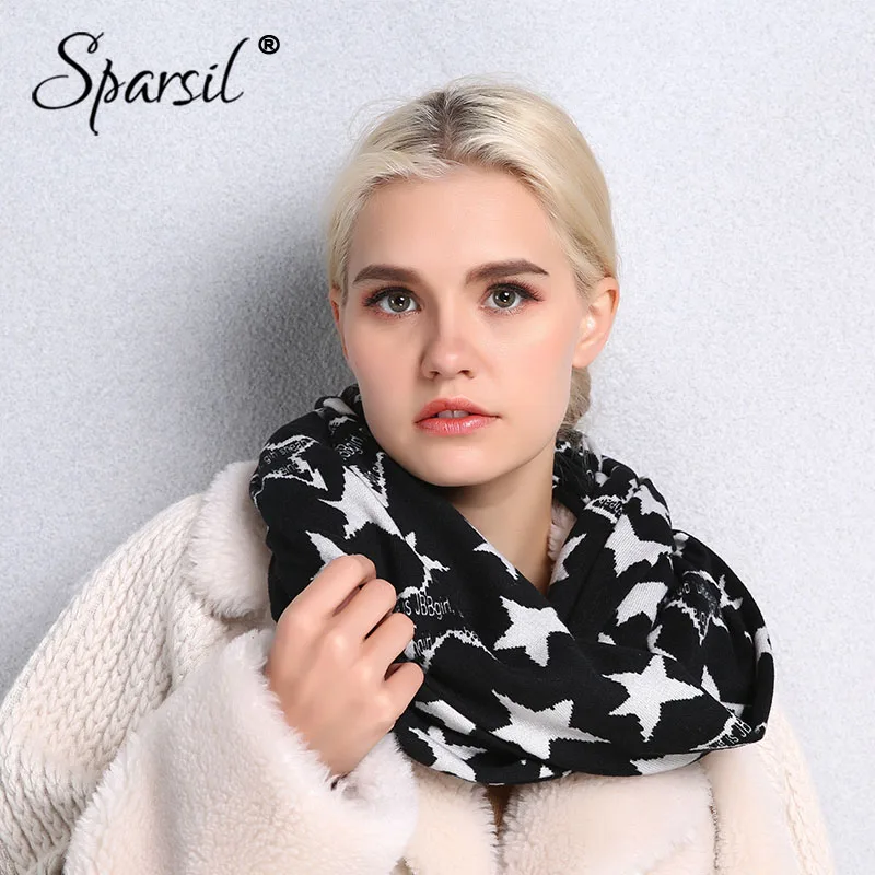 

Sparsil Leopard Women Ring Scarf Multi-Function With Zipper Pocket Neck-Wrap Fashion Accessories Warm Shawl Collar Scarves Lady