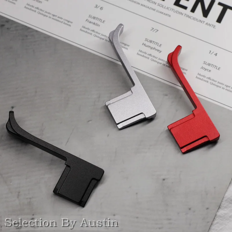 Thumb Rest Thumb Grip Hot Shoe Cover Per Fuji Xe4 Fujifilm X E4 Metal Made