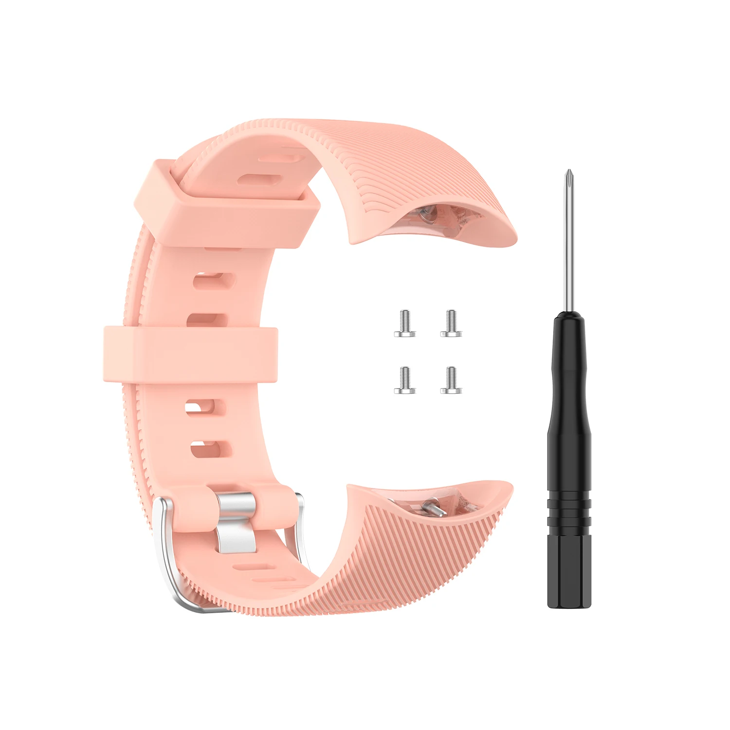 Силиконовый браслет для Garmin Forerunner 45 S, спортивный сменный ремешок для часов Garmin Forerunner 45, умный ремешок для часов - Цвет ремешка: Light pink