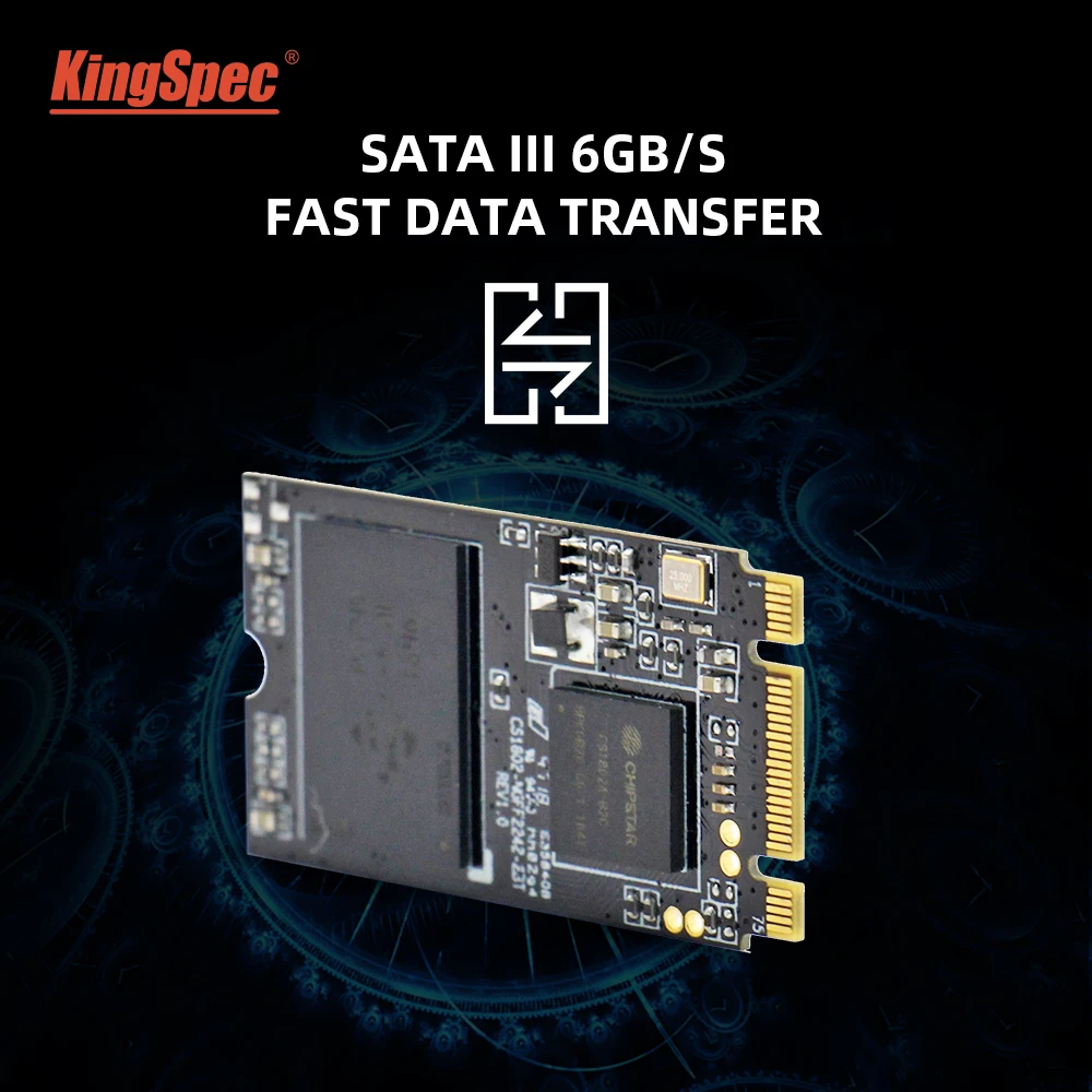 KingSpec M.2 2242 SATA NGFF& NVMe PCIe SSD 512 ГБ 128 256 1 ТБ 2 ТБ m2 ssd ngff m.2 NVMe внутренний диск сверхвысокой плотности цвет серебристый металлик для ноутбука, настольного компьютера, ПК