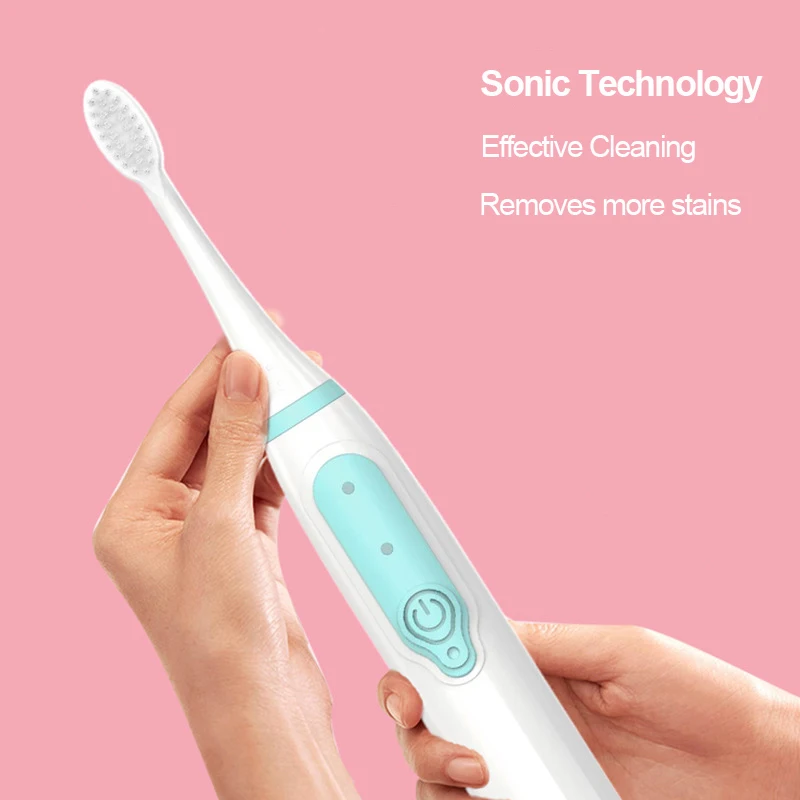 New Adults Electric Toothbrush IPX7 Waterproof Sonic Toothbrush 3 Soft Toothbrush Heads Oral Care Sonic Brush New Adults Electric Toothbrush IPX7 Waterproof Sonic Toothbrush 3 Soft Toothbrush Heads Oral Care Sonic Brush