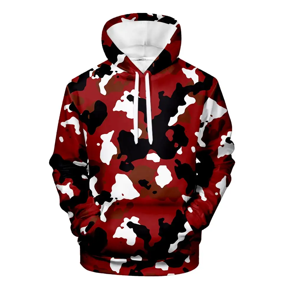 

WAMNI Camouflage Hoodie 3D Print Male Female High Street Overcast Color Warm Stylish Unisex Oversize Cool Hooded Sweatshirts