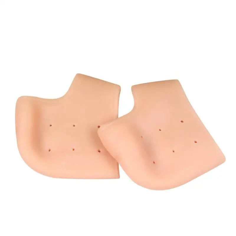 01 1 Pair Защитные подушечки для пятки, защитные подушечки для пальцев ног, для облегчения лодыжки, балетки с подошвенной болью, снижают давление на пятку - Цвет: 01 1 Pair