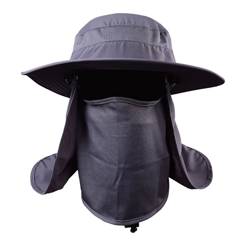 

Fishing Suns Anti UV Daiva Protection Face Neck Flap Sun Cap Headband Sun Rain Hat Cap Fishing Hiking 456