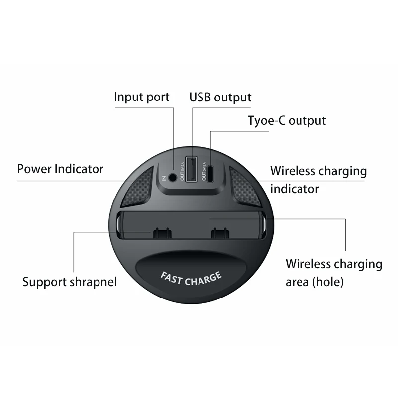 10W Wireless Car Phone Charger Car Extras & Accessories Phone Accessories 1ef722433d607dd9d2b8b7: Outside US