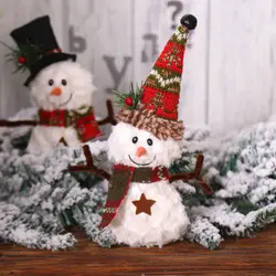 Добро пожаловать Санта снеговик рождественские Двери Подвесные рождественские украшения Украшение куклы Рождественские украшения для