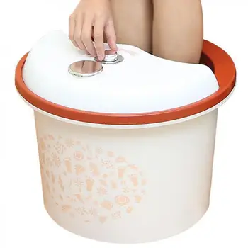 

Foot Bubble Plastic Non-electric Thermostat Heating Foot Bath Thermal Insulation Artifact Washing Foot Basin Over Crus Barrel Co