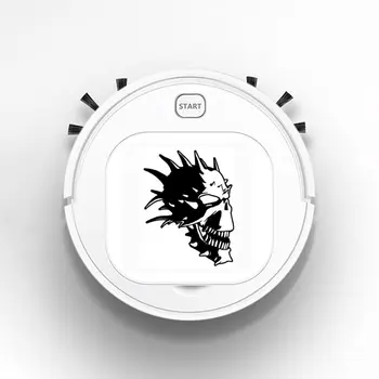 

Auto USB Sweeping 1800Pa Multifunction Smart Robot Vacuum Cleaner Dry Wet Floor Cleaner Zombie Horror Halloween Demon Skull