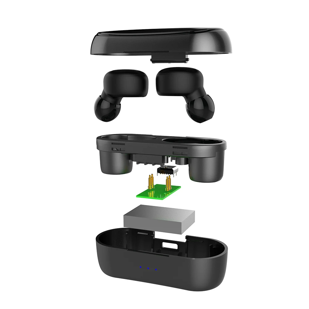 V2 TWS Mini High Quality Bluetooth 5 0 Wireless Earbuds Earphone Sports Stereo Music Headset With Mic Charging Box For all Phone