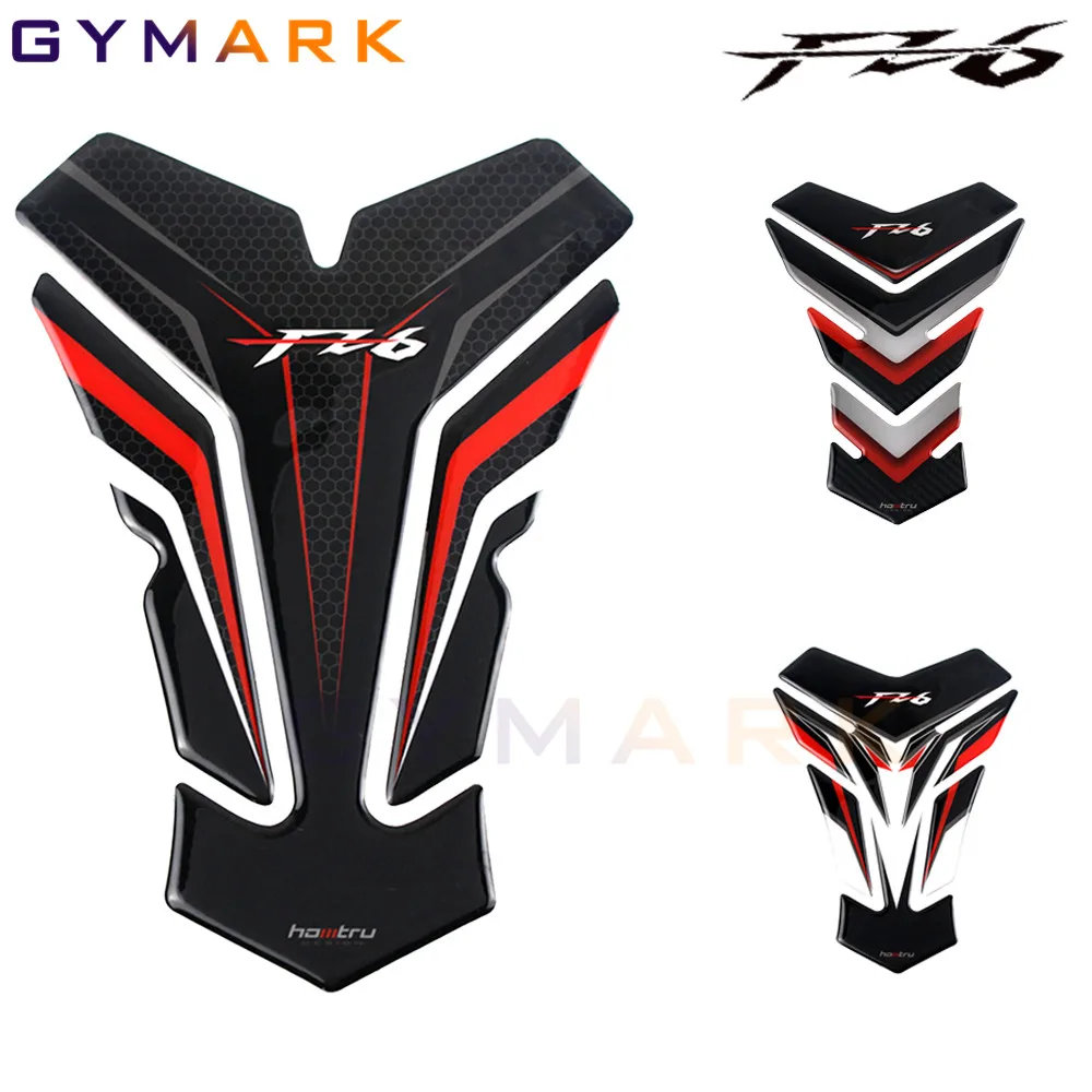 For YAMAHA FZ6 FZ6S FZ6N Fazer Motorcycle 3D Resin Fuel Tank Gasket Protection Sticker Decal | Автомобили и мотоциклы