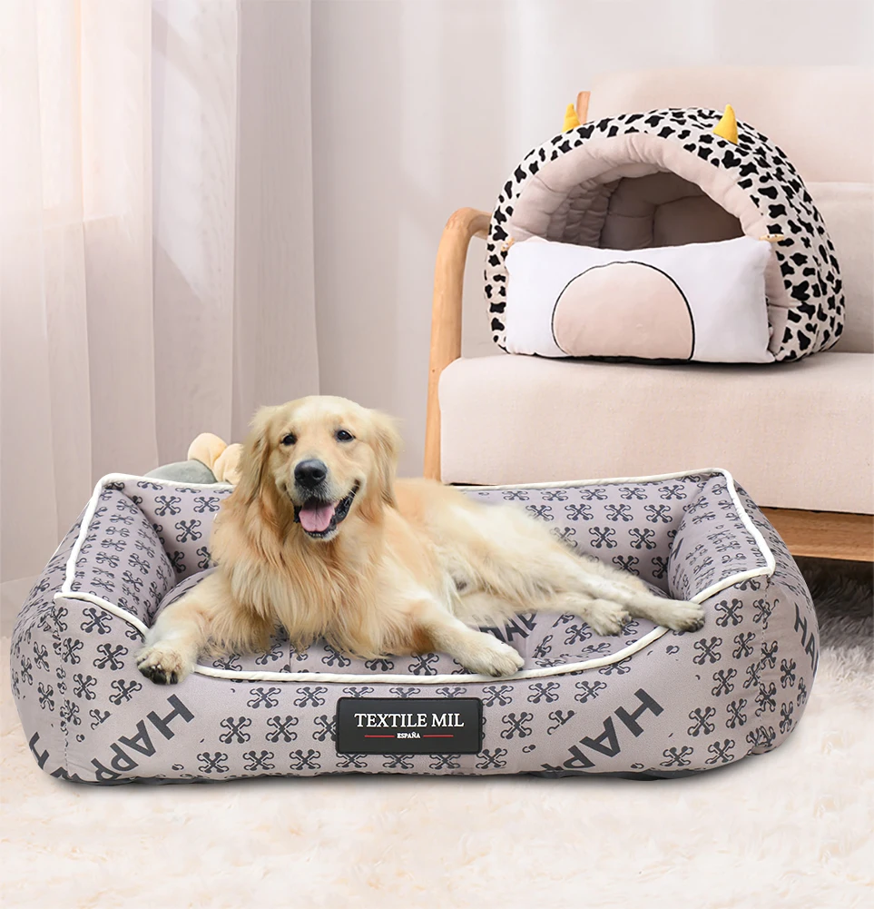 Petaccom-petking dog bed-removable and washable pet mattress soft and non-slip dog cushion, pet mats, thick pet blankets, pet kennels M-XL