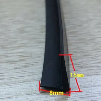 

100% Brand New 26 FT V-Seal Rubber Car Door Window Glass Seal Weather Strip Fix Abnormal Sound Solve The Abnormal Noise