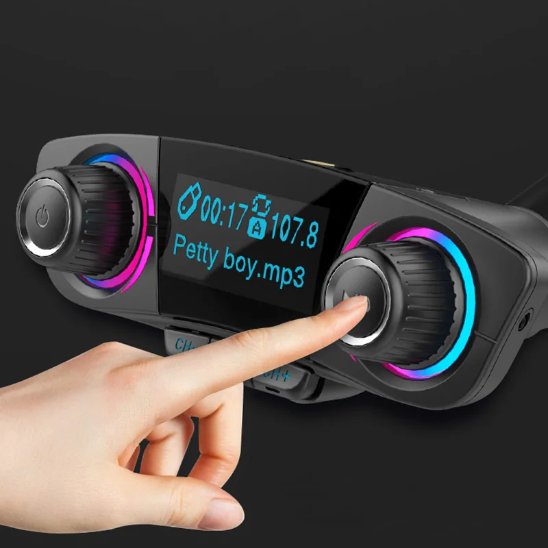 Mp3 плеер автомобильный с Bluetooth FM трансмиттером и поддержкой громкой