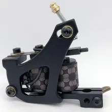 10 обертывание 1 шт. проволочная резка катушки татуировки машина для лайнера черного цвета железные татуировки принадлежности для татуировки иглы наконечник