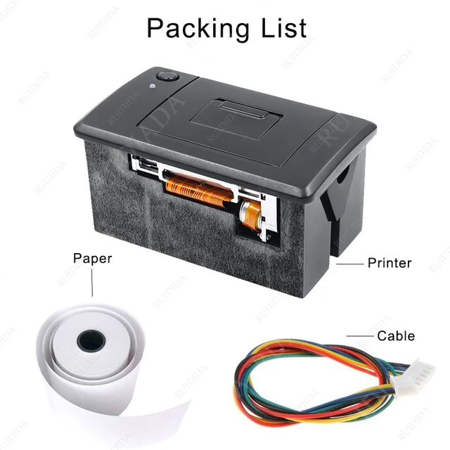 Stampante Termica POS Qian ANJET58 Da 58mm Per Ricevute - Connessione USB, Compatibile Con Windows E Linux - Foto 11