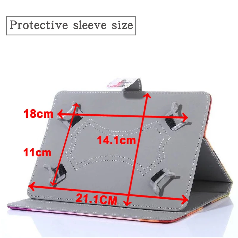Capa Protetora Universal para Blackview Tab Polegada Tablet pc Desenhos Animados Impresso Capa de Couro do Plutônio para Blackview Tab6 - Imagem 2