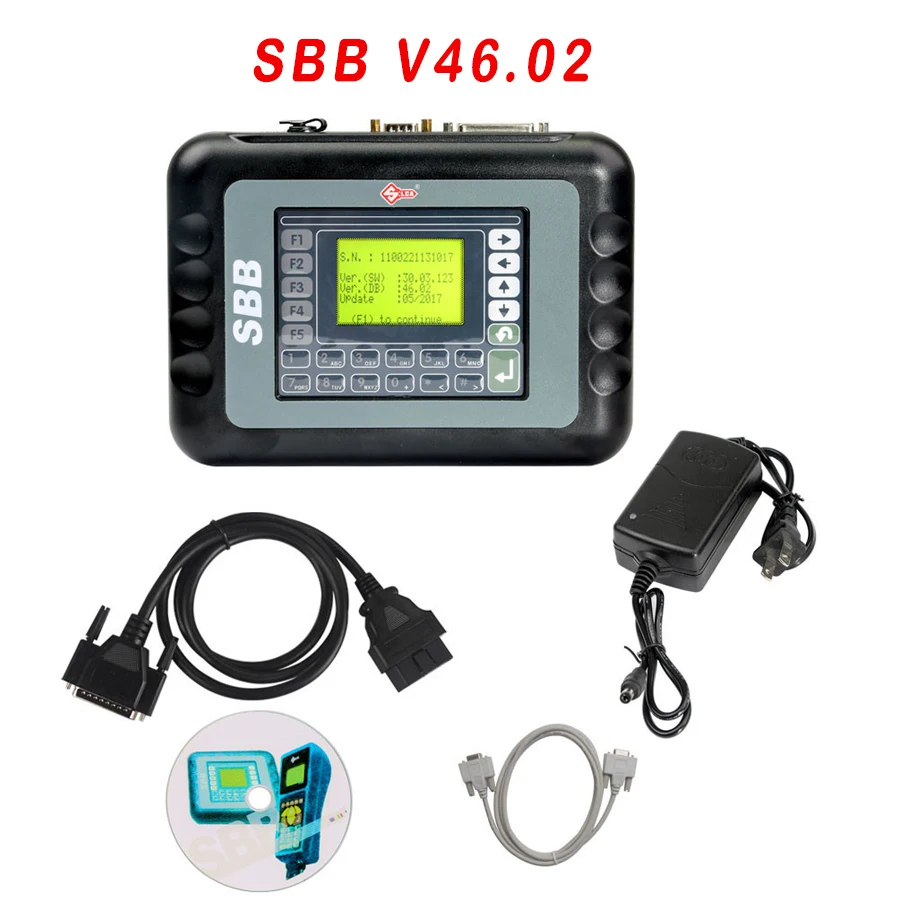 Новейший программатор ключей SBB V46.02 Pro2 sbb добавление автомобилей в транспондер