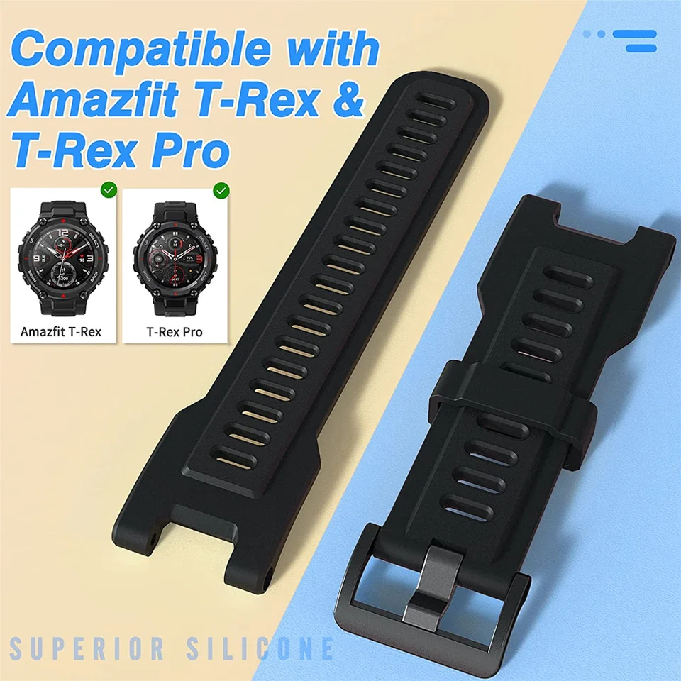 Cinturino In Silicone Compatibile Con Amazf T-rex Pro E T-rex