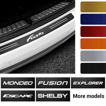 

Car Accessories Trunk Rear Guard Plate Anti-friction Sticker for ford focus 2 3 4 mondeo fiesta ecosport kuga Fusion Ghia