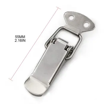 

10 Pcs Suitcase Chest Tool Box Locking A05 Spring Loaded Buckle Toggle Latch Y1AD