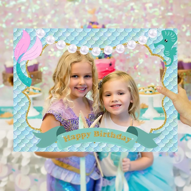 Little Mermaid Birthday Party Decorations  Mermaid Theme Birthday  Decorations - Party & Holiday Diy Decorations - Aliexpress