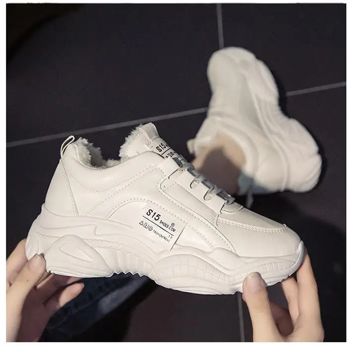 Botas mujer invierno; коллекция года; Сезон Зима; женская маленькая белая обувь; модные белые кроссовки; очень уверенные женские зимние ботинки на толстой подошве