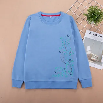 

Sweaters For Women Strawberry Embroidery Knitting Pullover Tops Ladies Long Sleeve Loose White