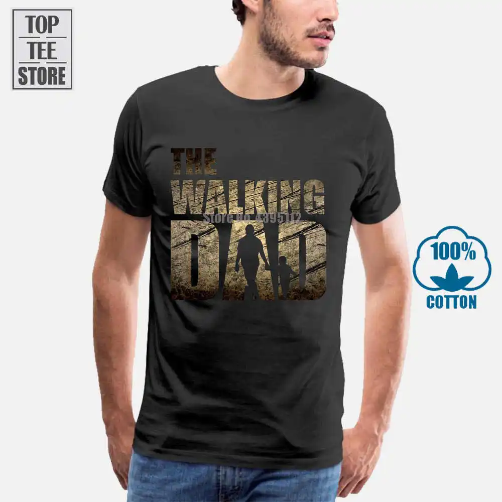 Мужская футболка с надписью The Walking Dad: Лучший подарок на день отца хит лета 2018