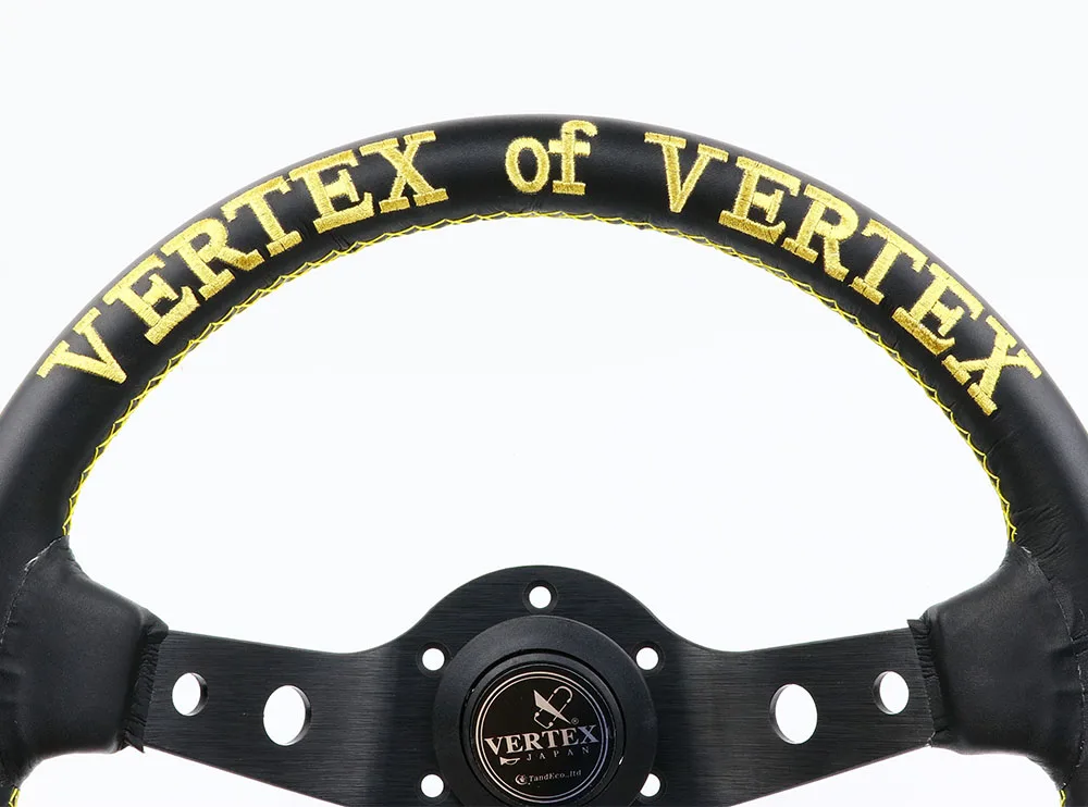 Золотой и Белый Вышивка 13 дюймов Vertex навсегда черного цвета из натуральной кожи