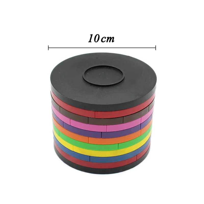 Montessori Math Fraction Learning Toys Score Puzzles Board Matching Game Parish Open Learning Aids Educational Toys For Children