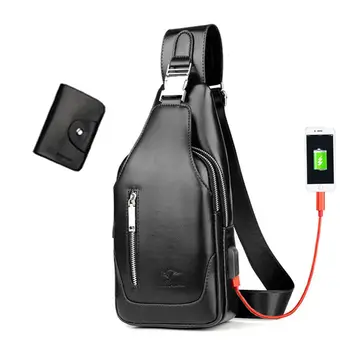 Design UBS borsa a tracolla da uomo in morbida pelle antifurto borse a tracolla da uomo borse a tracolla da viaggio sportive Casual borse da lavoro da uomo 1