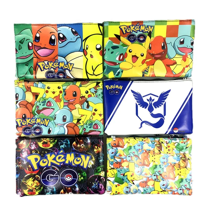 50 шт. держатель для карт альбом Pokemon Card Box Gx Francaise держателя Пикачу игровые карты