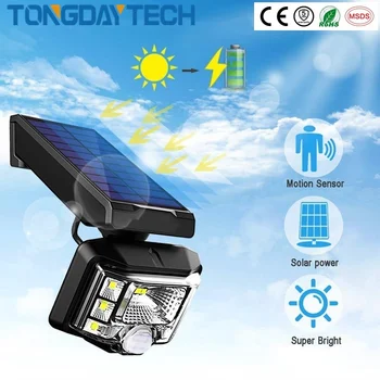 

Solar Light 118 LED PIR Motion Sensor Lamp Outdoor IP65 Waterproof Solar Garden Lights Emergency Security Light Solar Wall Lamp