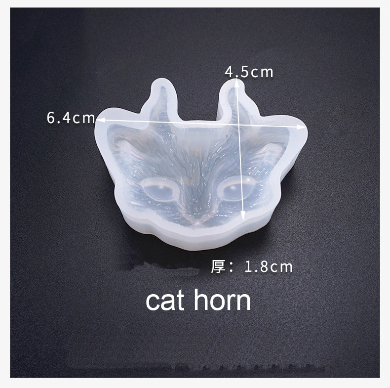 Дьявол силиконовая форма в виде кота кулон Создание украшений из каучука ручная работа «сделай сам» смолы формы для ювелирных изделий смолы инструменты эпоксидной смолы формы
