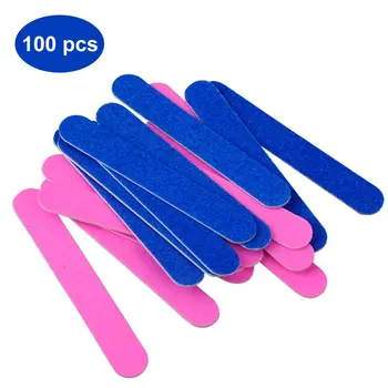 

100 Pieces Of Sandpaper Nail File Sandpaper Nail File Nail Down Wood Chip File Sanding Sand Strip Nail Tool Set