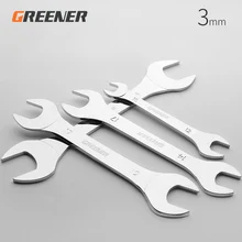 

Greener 1Pc Double Head Open End Wrench 6-30mm Opening Dual Use-End Ultra-Tthin Small Wrench for Car Maintenance Hardware Tools