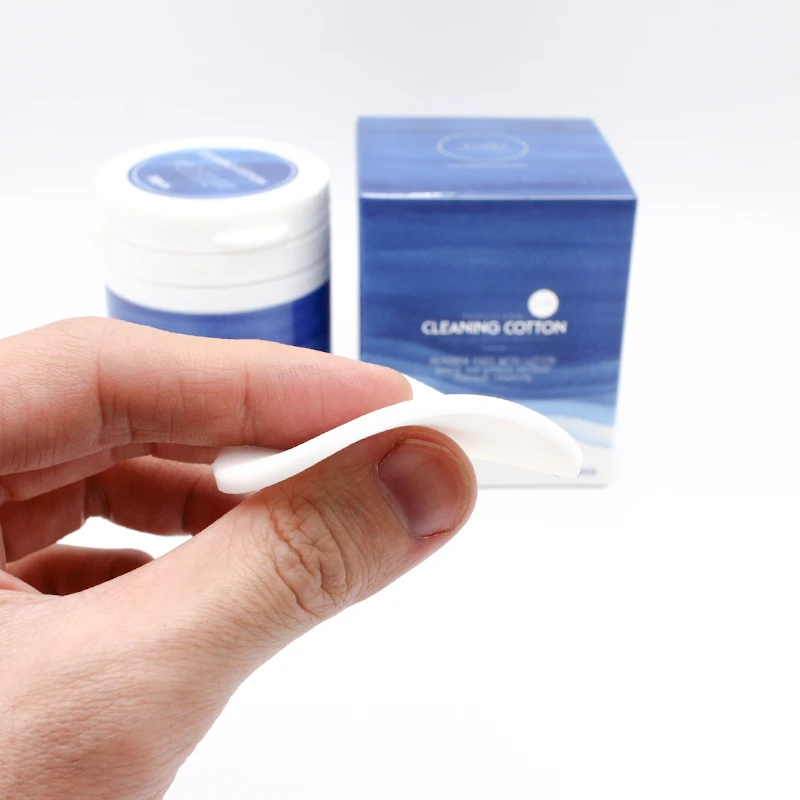 Description Picture 4 of item30 pcs/box 100% PVA Cotton Pads for Face Makeup Strong Cleaning Protein Remover Cleaner Pads