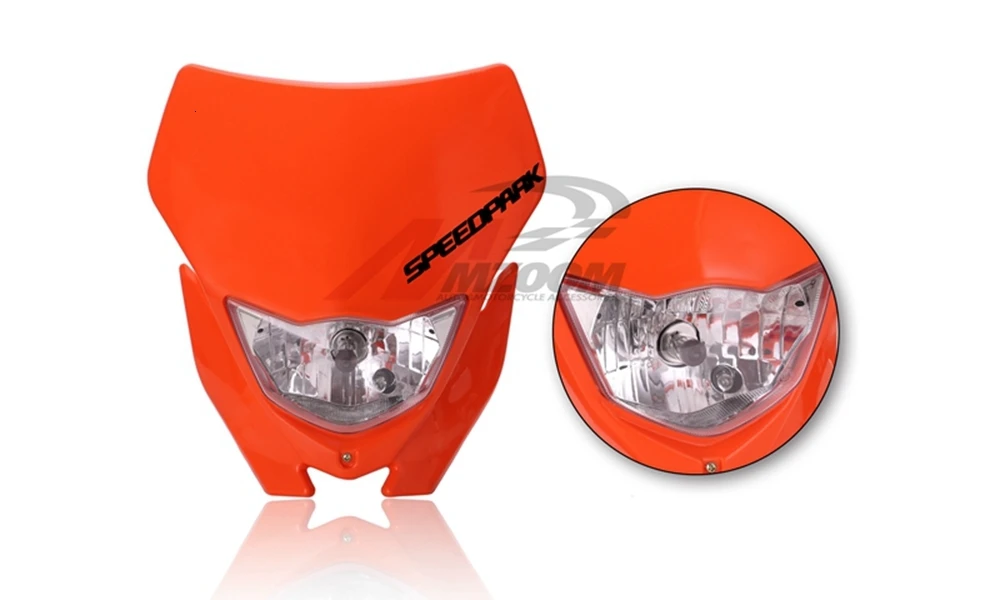Мотоцикл Внедорожный H4 Фары для Yamaha Honda WR 450 250 YZ TTR эндуро супермото Байк фары для мотокросса обтекатель