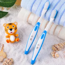 3/6 предмет; нижнее белье из хлопка для детей; Мягкие силиконовые Детские Прорезыватель для обучения Зубная щётка es стильная футболка с изображением персонажей видеоигр Зубная щётка для детей щетка Уход за полостью рта