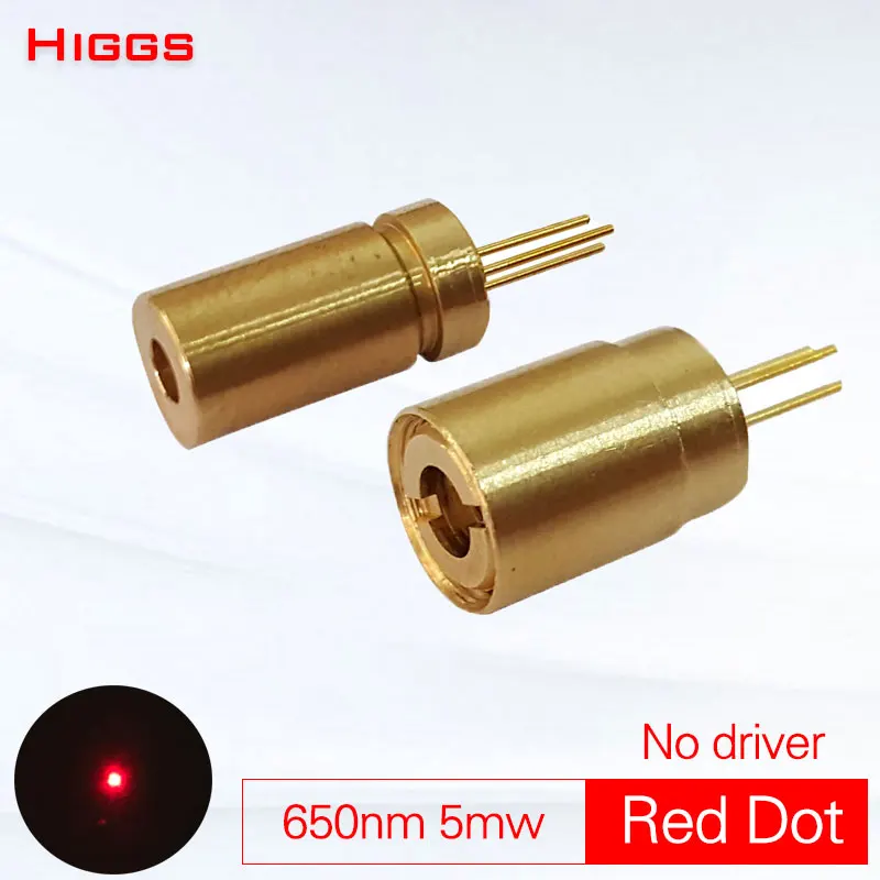 

High quality 650nm 5mw red dot laser module No dirver DIY laser head laser point sight locator Range finder reflector