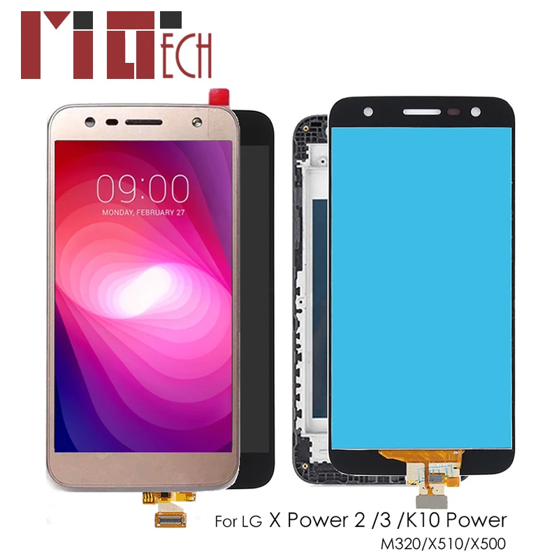 

For LG X Power 2 / K10 Power / X Power 3 M320TV M320 M320F M320N X510WM X500 LCD Display Touch Screen Digitizer For LG X5 2018