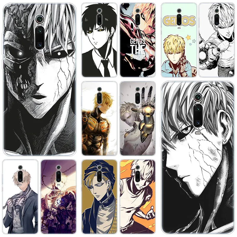 Genos one punch man силиконовый чехол для Xiaomi mi Note 10 9T CC9 E 9 Pro A3 Lite Play Red 8T 8 8A 6 6A 4X Модный |