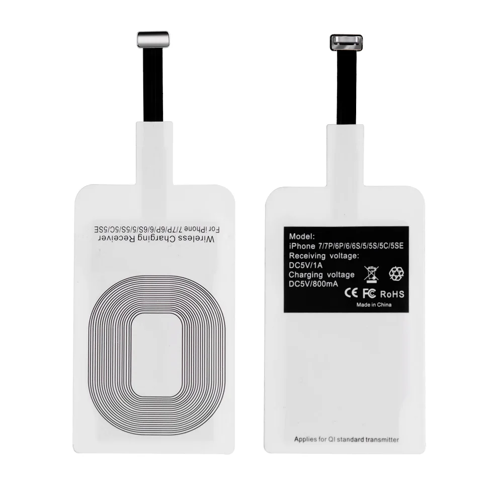 Круглый Qi Беспроводной зарядный комплект Зарядное устройство адаптер приемное устройство приемник колодки катушка для iPhone8 X/5/6/7 huawei Xiaomi всех телефонов на базе Android