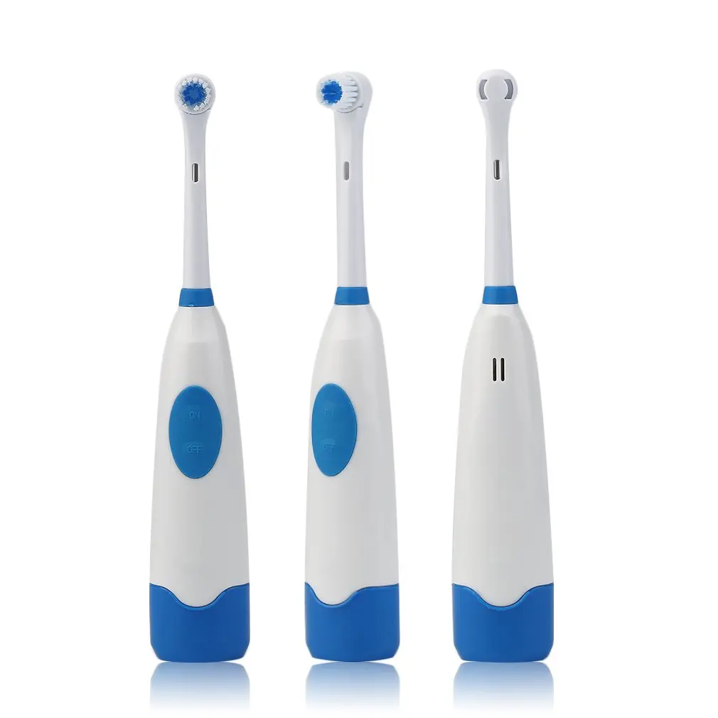 Portable Battery Operated Electric Toothbrush Set 1 Adult Toothbrush+3 Brush Heads Ultrasonic Sonic Rotary Electric Toothbrush Portable Battery Operated Electric Toothbrush Set 1 Adult Toothbrush+3 Brush Heads Ultrasonic Sonic Rotary Electric Toothbrush