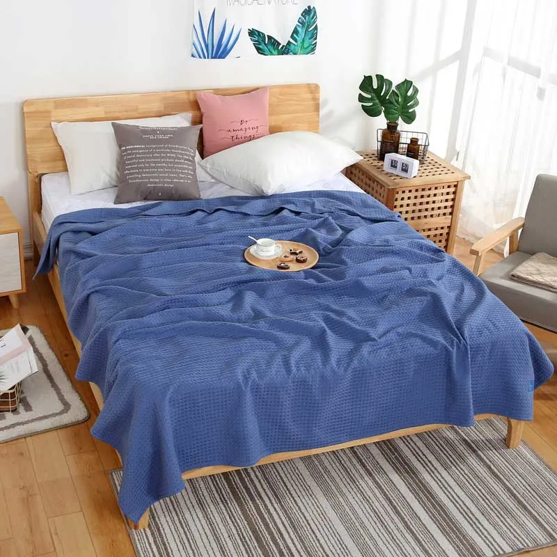 Хлопок пеленка Детская домашняя кровать одеяло офис ворс стеганное одеяло для дивана кушетка покрывало